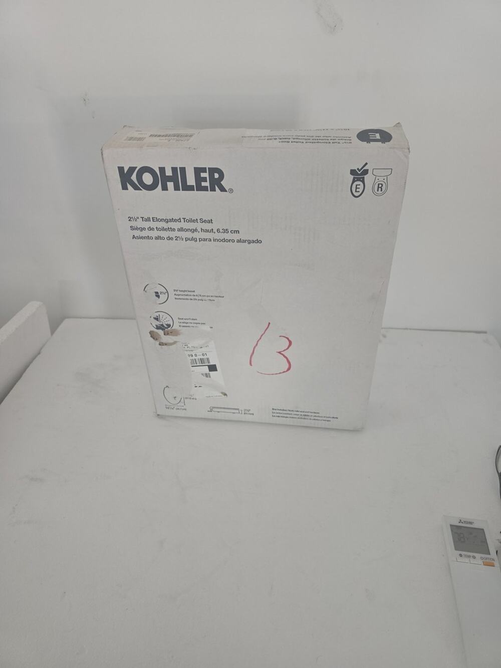 Kohler Hyten 2-1/2" Tall Elongated Toilet Seat